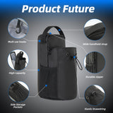 Gym Bag with Magnetic Closure –  Heavy Iron Grip – Large Capacity Sports Water Bottle Holder