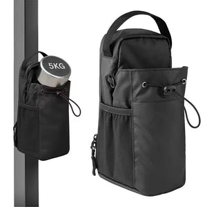 Gym Bag with Magnetic Closure –  Heavy Iron Grip – Large Capacity Sports Water Bottle Holder